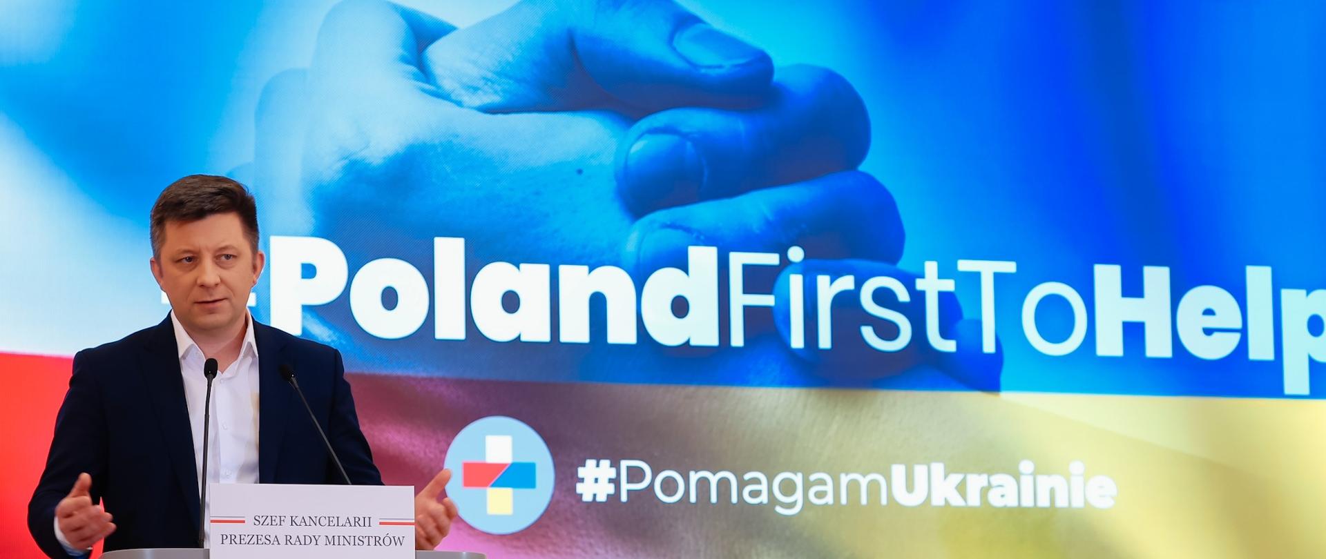 Head of the Chancellery of the Prime Minister Michał Dworczyk during a press conference at the Chancellery of the Prime MinisterNext picture
Close