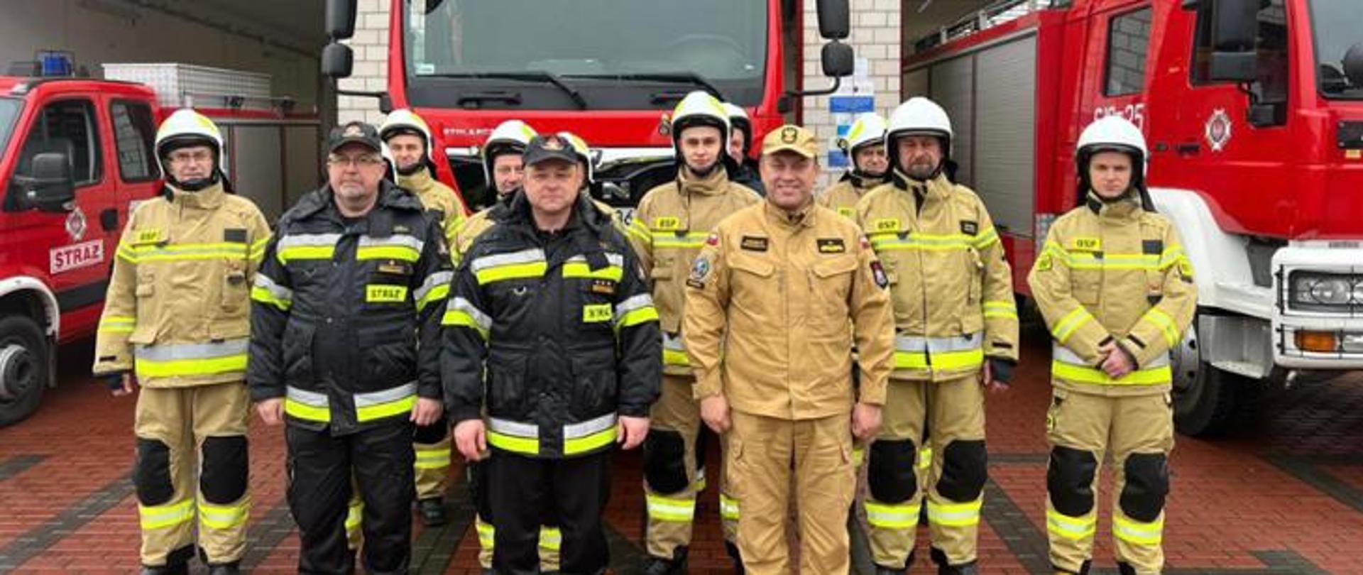 Spotkanie Mazowieckiego Komendanta Wojewódzkiego PSP w OSP w Winnicy