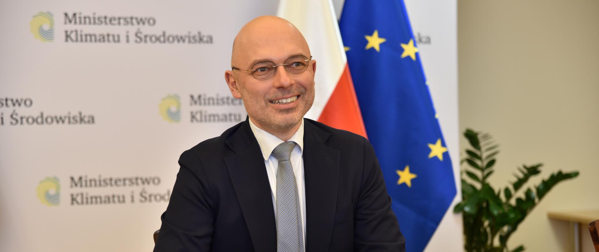 Minister Michał Kurtyka podczas UNEA