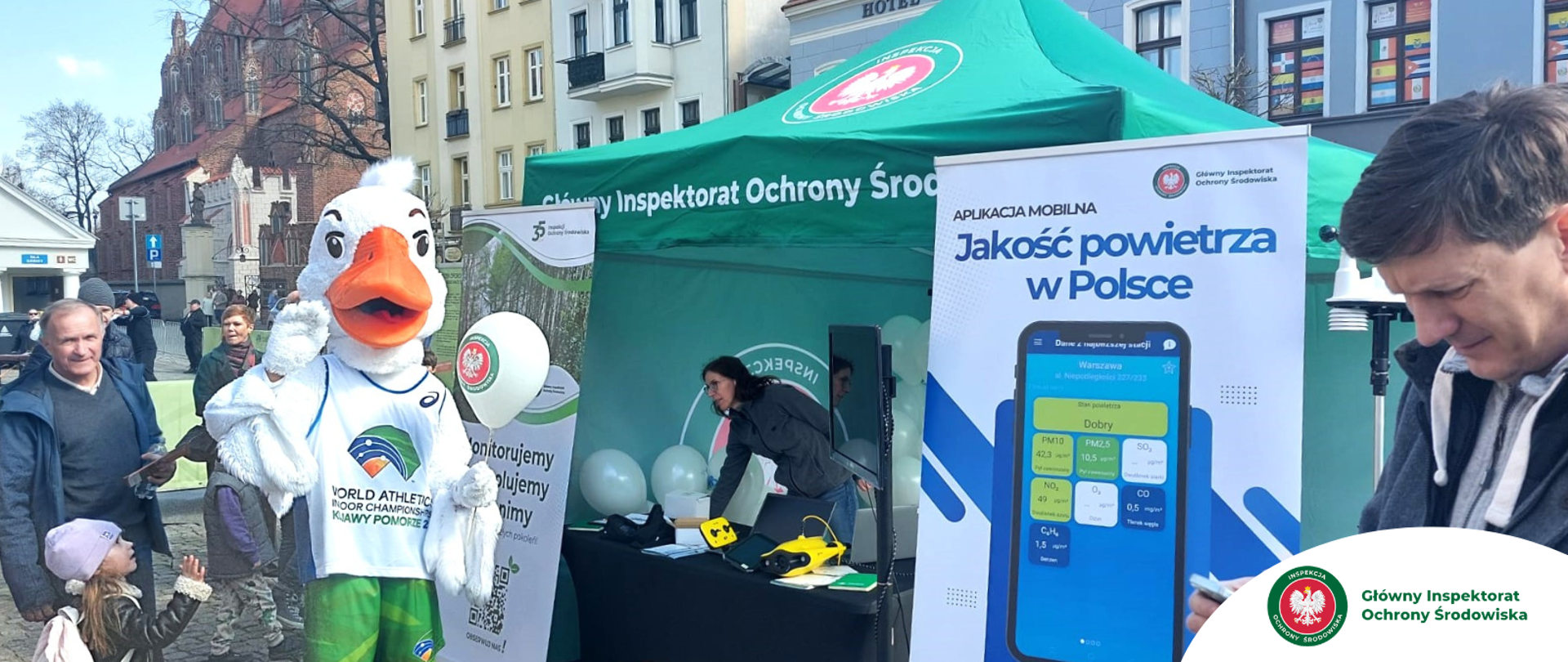 Stoisko GIOŚ w strefie Kibica na Halowych Mistrzostwach Świata Kujawy Pomorze 26