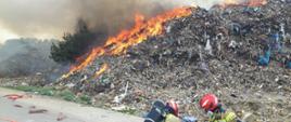 CZG12 - pożar zmielonych odpadów gabarytowych