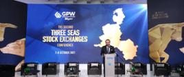 Deputy Minister Paweł Jabłoński during the II Conference of the Three Sea Exchanges