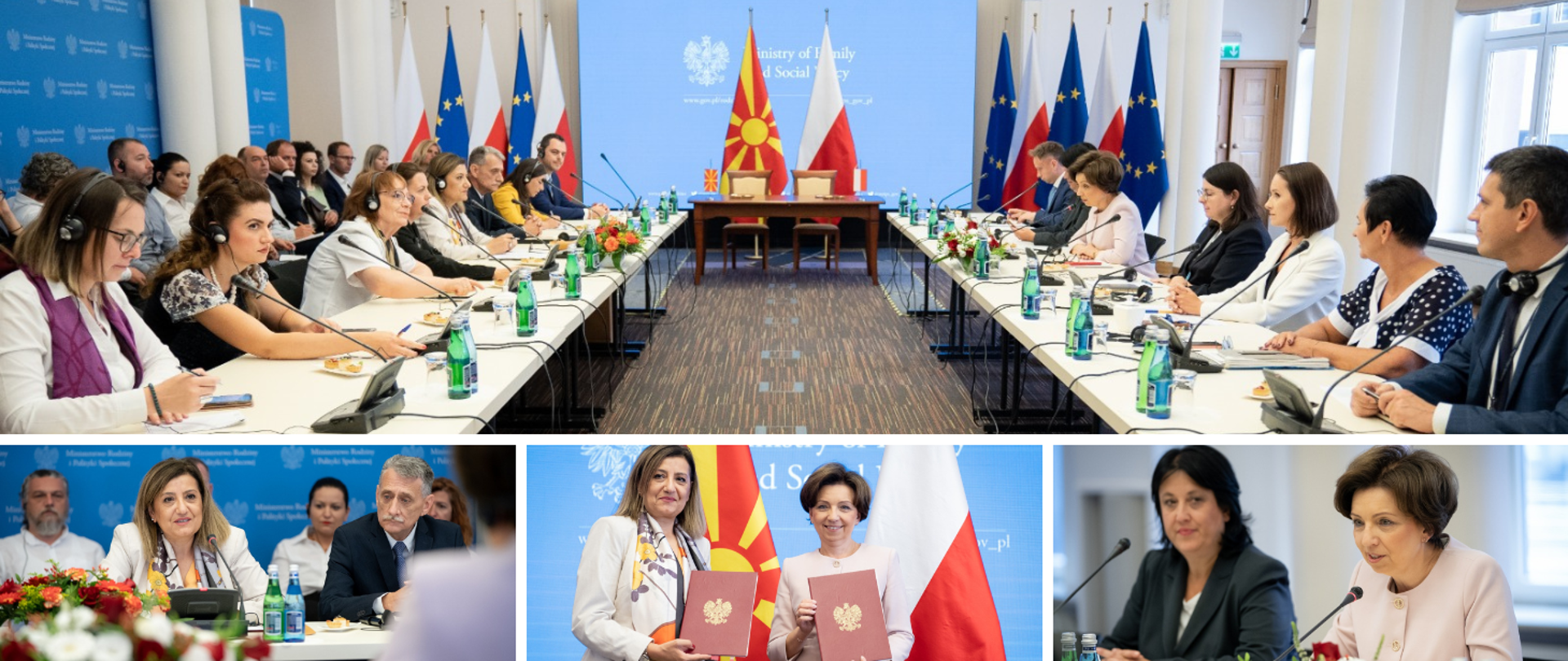 Spotkanie z minister pracy i polityki społecznej Macedonii Północnej