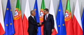 Spotkanie premiera Mateusza Morawieckiego z prezydentem Portugalii