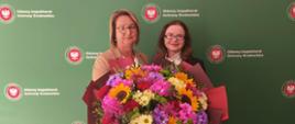 Anna Dębowiec i Minister Joanna Piekutowska