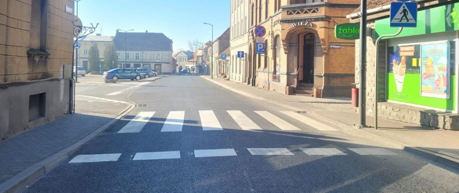 Koźmin Wielkopolski przejście dla pieszych