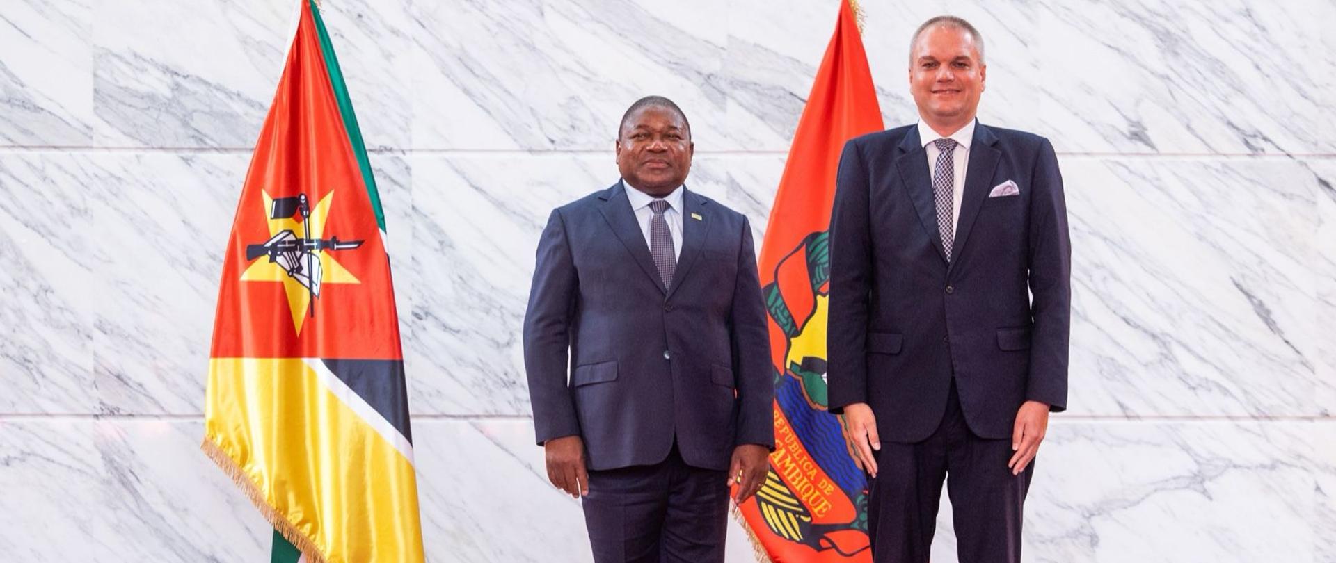 Ambasador Adam Burakowski składa listy uwierzytelniające w Mozambiku