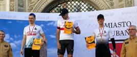 Podwójne podium strażaka ze Szczytna na Mistrzostwach Polski w kolarstwie szosowym