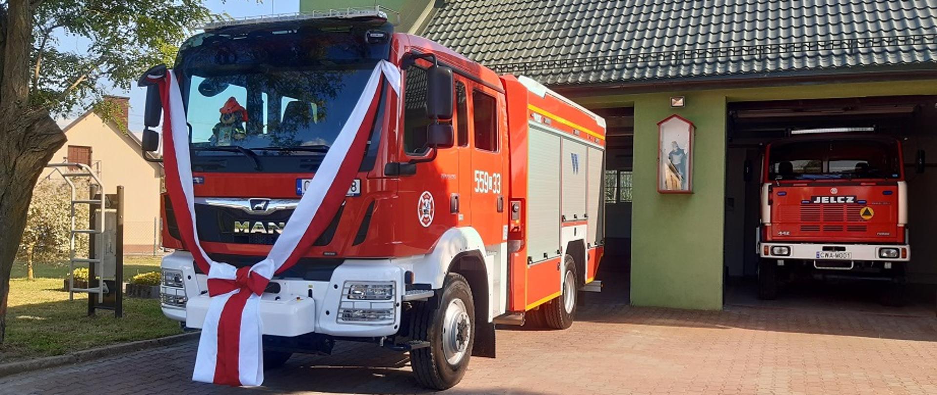 W sobotę 19 czerwca 2021 roku w jednostce Ochotniczej Straży Pożarnej w Zieleniu odbyła się uroczystość poświęcenia średniego samochodu ratowniczo-gaśniczego marki Man.