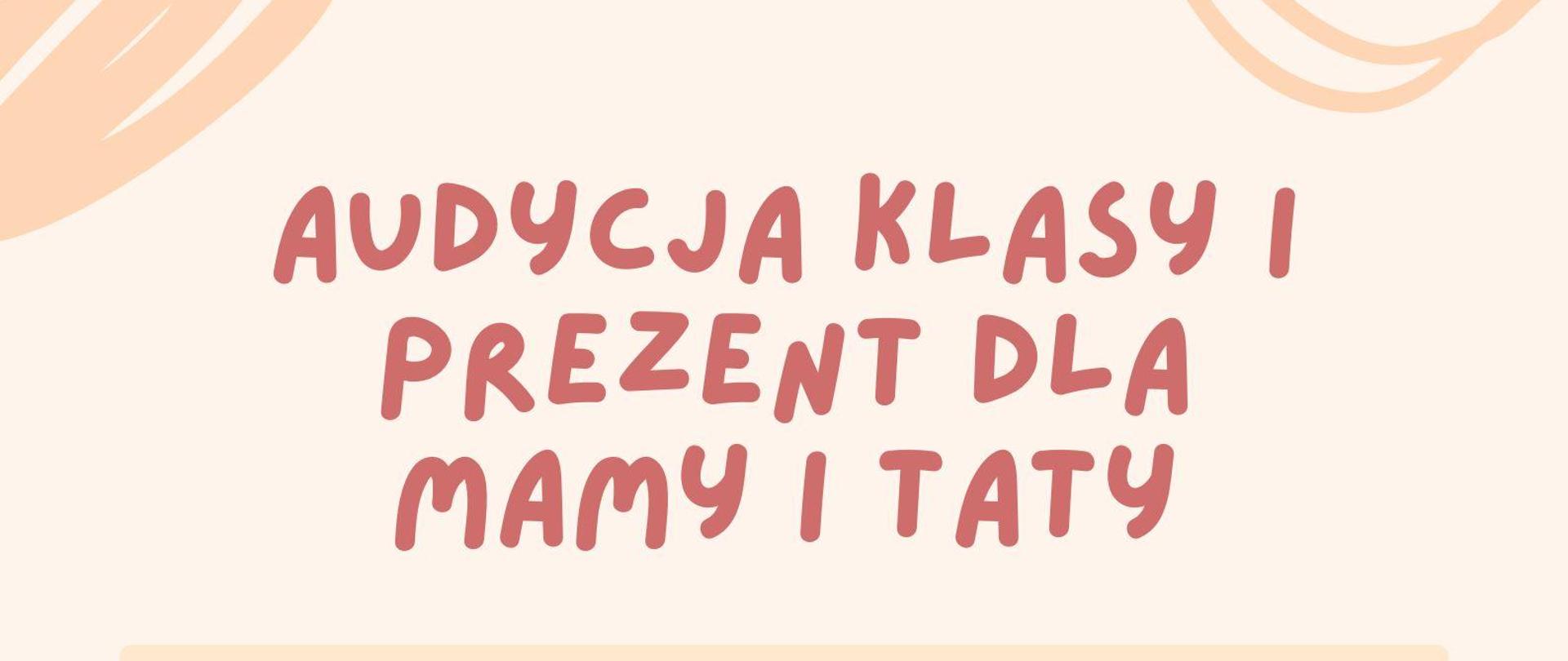 w dolnej części grafika przedstawiająca czteroosobową rodzinę: tatę, córkę, syna i mamę, całość w jasnych kolorach