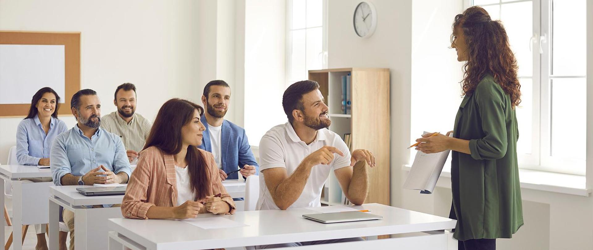 Spotkanie rodziców z nauczycielem w Zespole Szkół Centrum Kształcenia Rolniczego w Rzemieniu