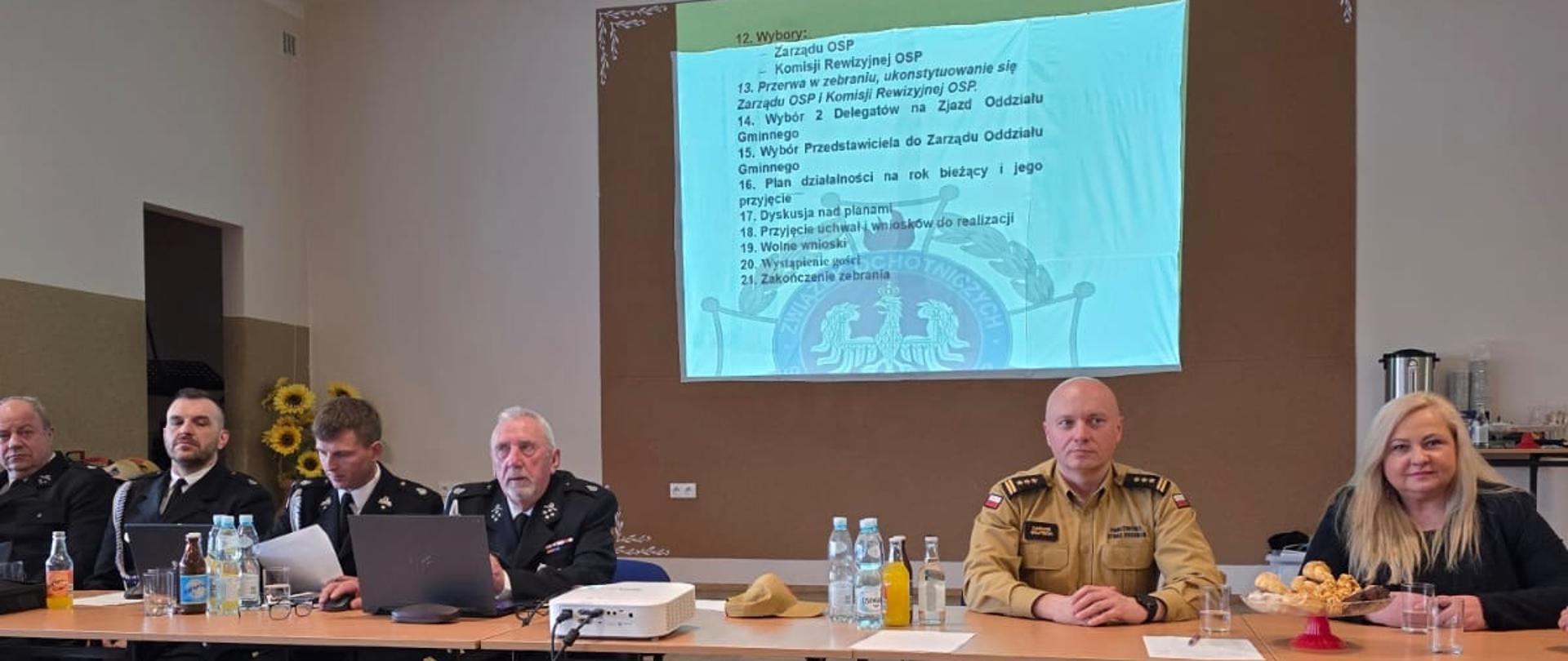 Zebrania sprawozdawczo-wyborcze w jednostkach Ochotniczych Straży Pożarnych z terenu powiatu białostockiego