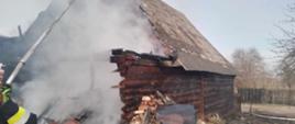 Pożar stodoły w miejscowości Milejczyce