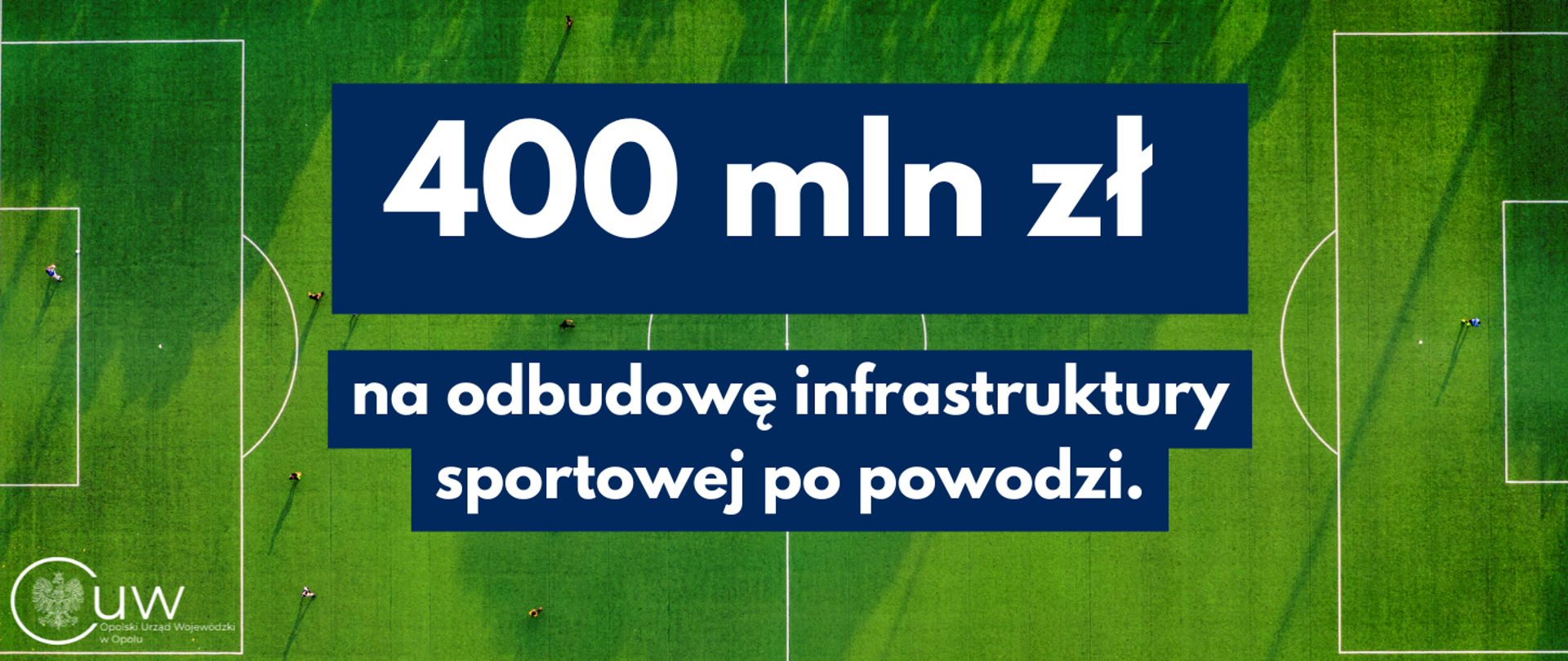 Dzięki rządowemu wsparciu infrastruktura sportowa w regionach dotkniętych powodzią zostanie odbudowana.
Pierwsza transza wyniosła prawie 40 mln zł.