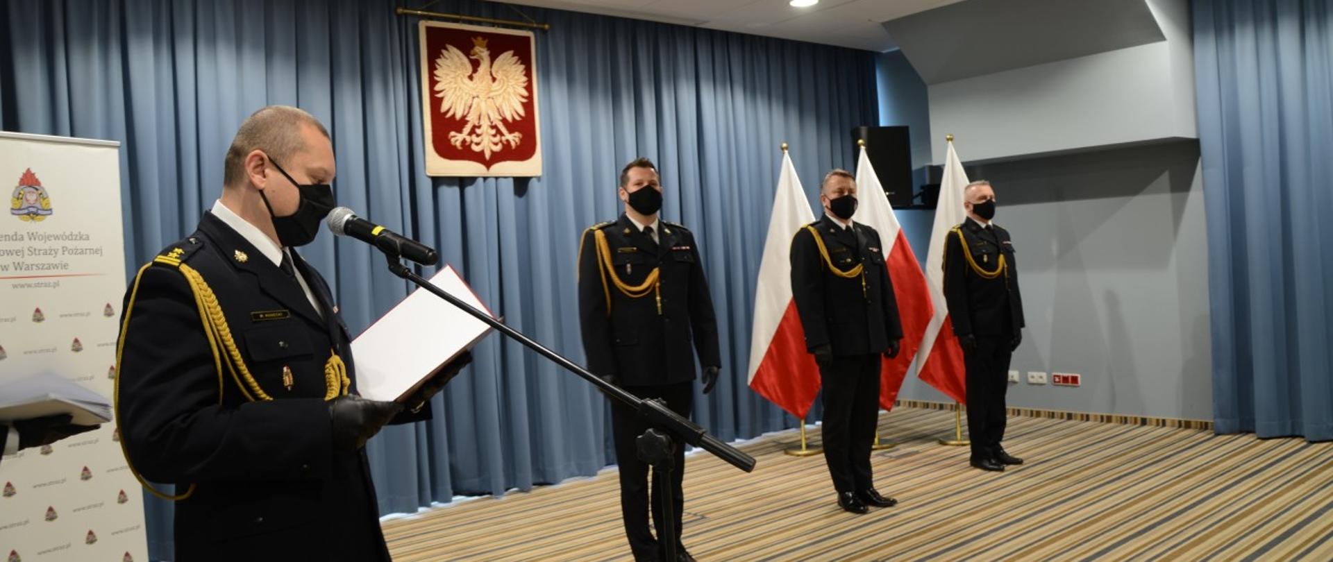 Awanse z okazji Narodowego Święta Niepodległości w KW PSP w Warszawie