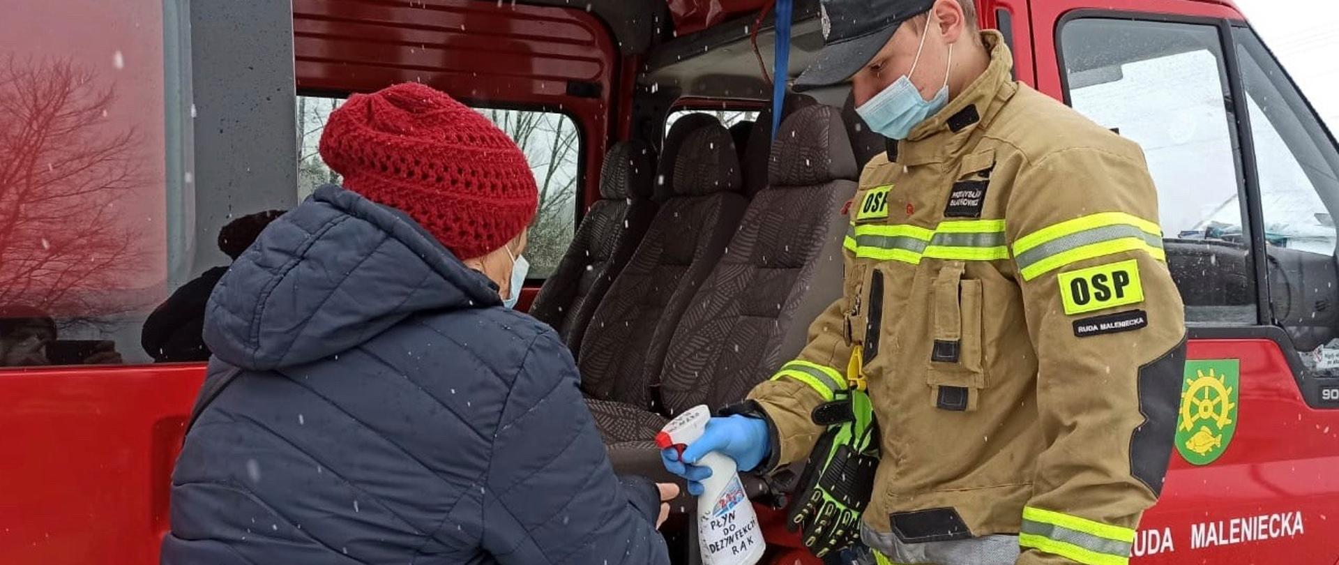 #SZCZEPIMYSIĘ - strażacy OSP wspomagają akcję