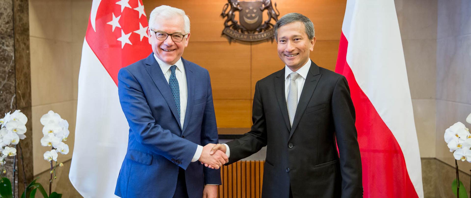Minister Jacek Czaputowicz in Singapore