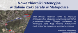 Nowe zbiorniki retencyjne w dolinie rzeki Serafy w Małopolsce