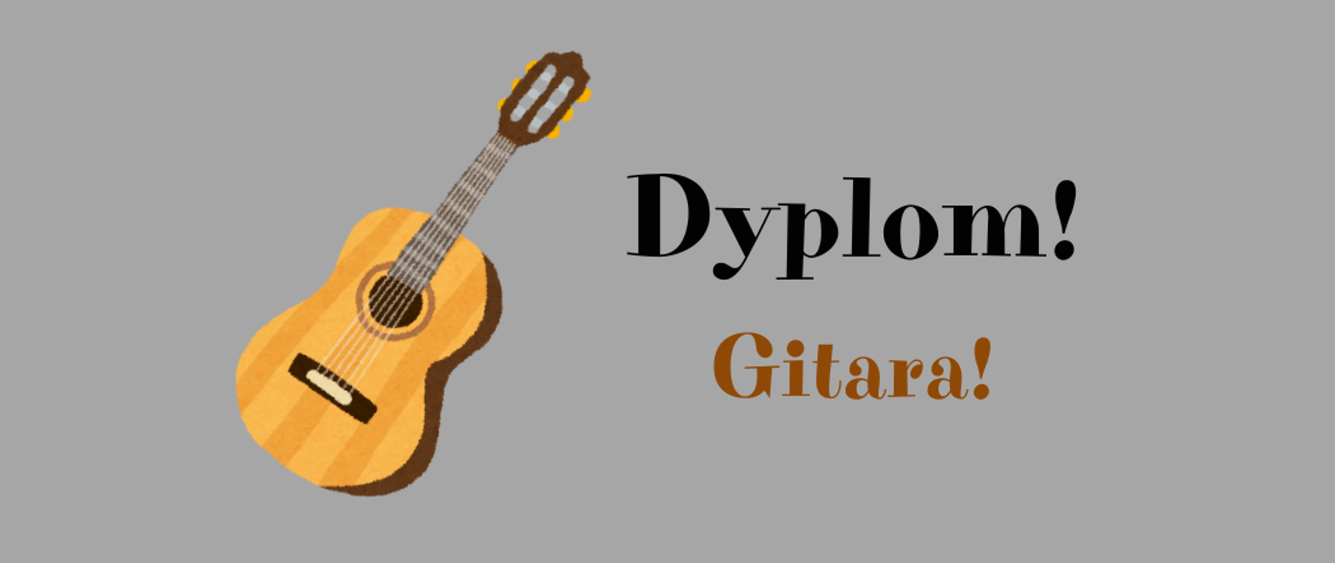 dyplom gitara