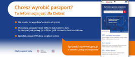 Infografika dotycząca zmian w wydawaniu paszportów 2022