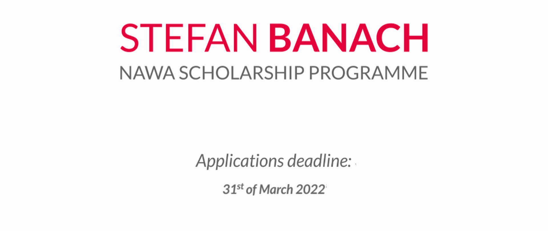 Banach Scholarship_deadline