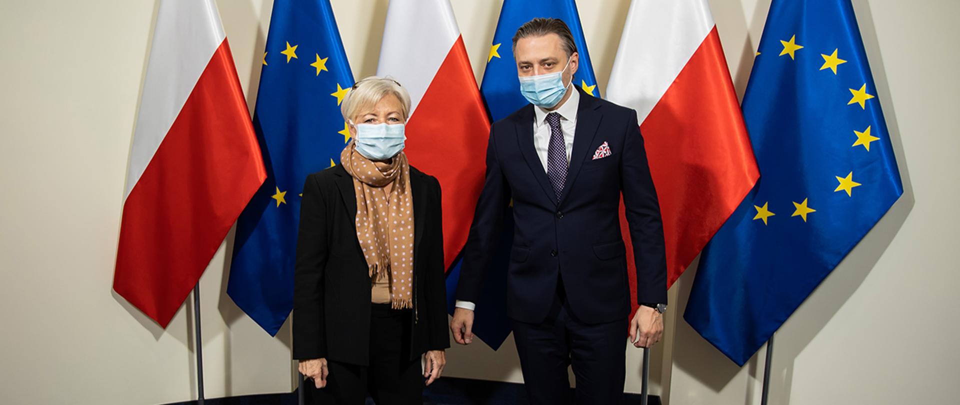 Meeting of Deputy Minister Bartosz Grodecki with Monique Pariat, Director-General of DG HOME 