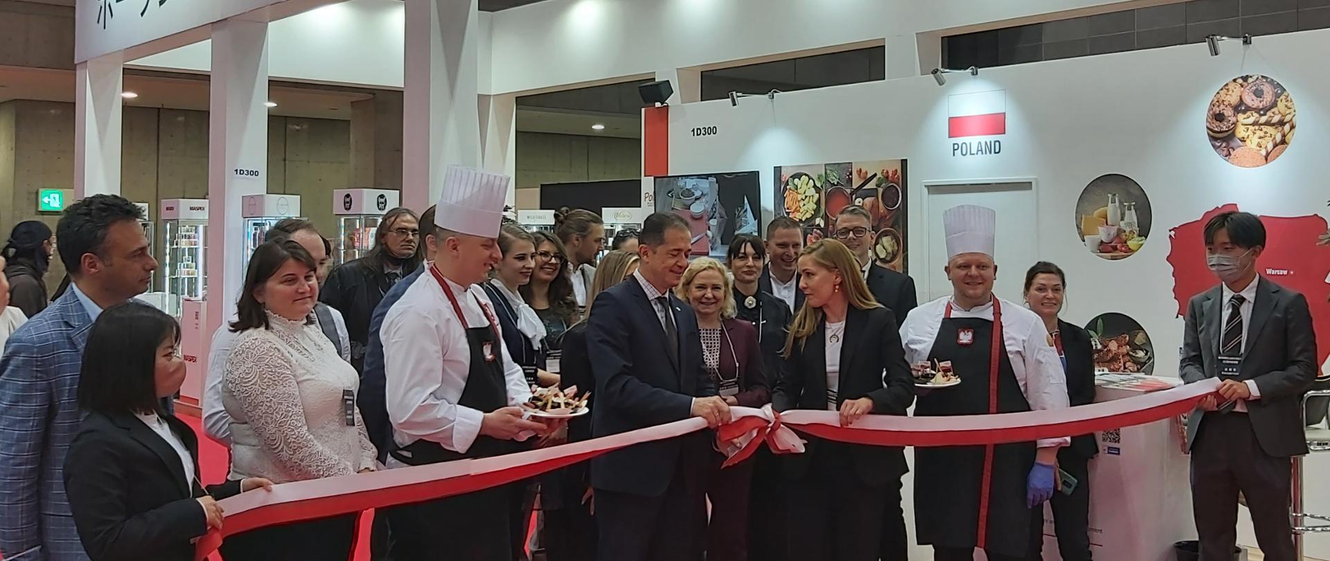 Otwarcie polskiego stoiska