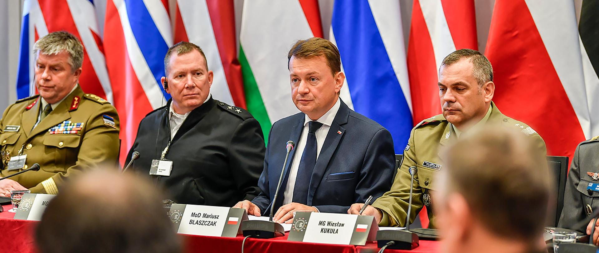 Obrady dowódców obrony terytorialnej w ramach Europejskiej Inicjatywy Regionalnej OT, zorganizowanej w dniach 9-11 października w Warszawie.