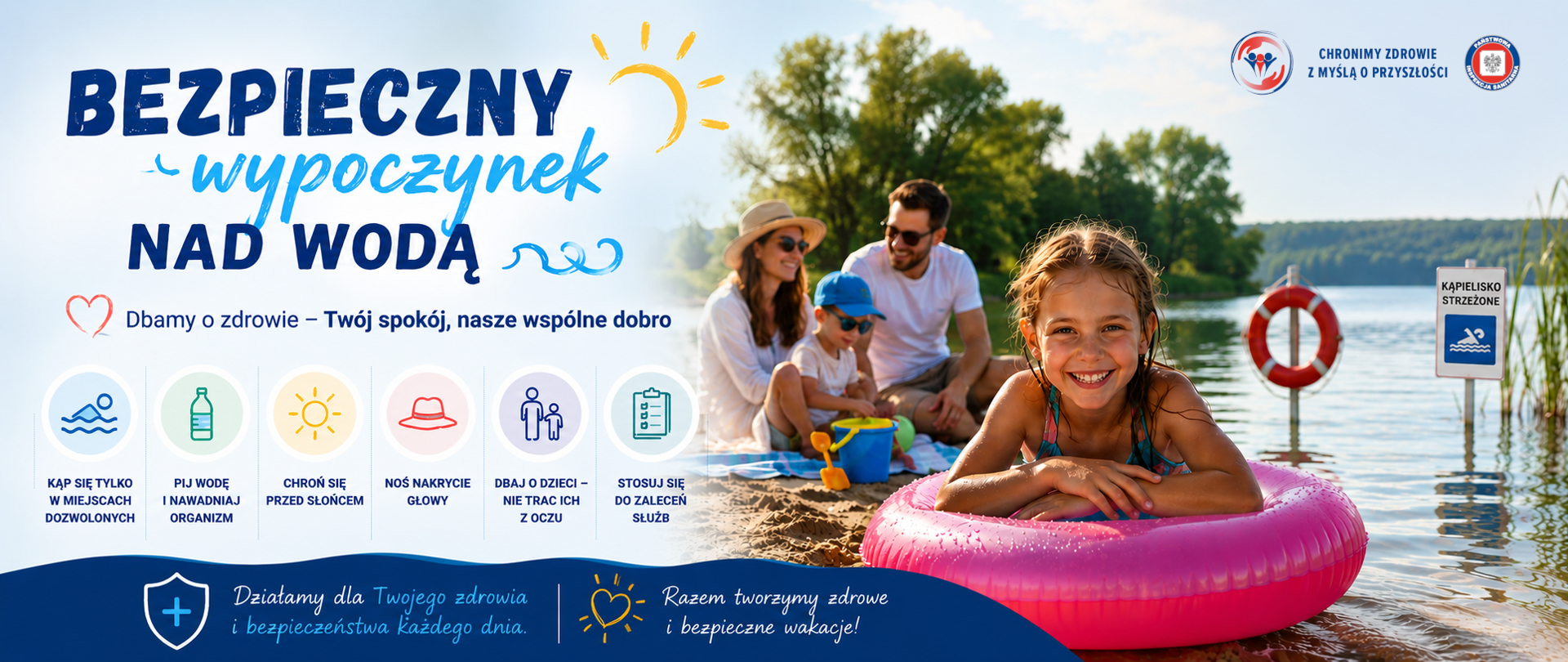 Bezpieczny wypoczynek nad wodą
