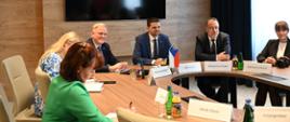 Spotkanie minister Anny Moskwy z Petrem Hladíkem, czeskim ministrem środowiska.