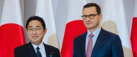 Spotkanie premierów Polski i Japonii.