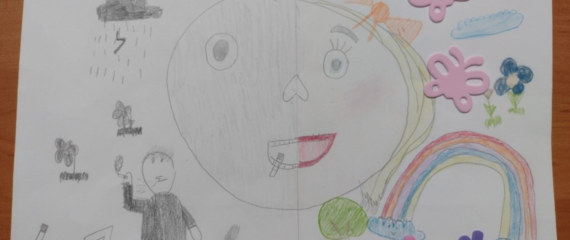 Wyniki powiatowego konkursu plastycznego pt. „Czyste powietrze wokół Nas – złemu dymkowi mówimy PAS!” - praca dziecka