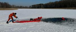Powiat sokólski - ćwiczenia z zakresu ratownictwa lodowego