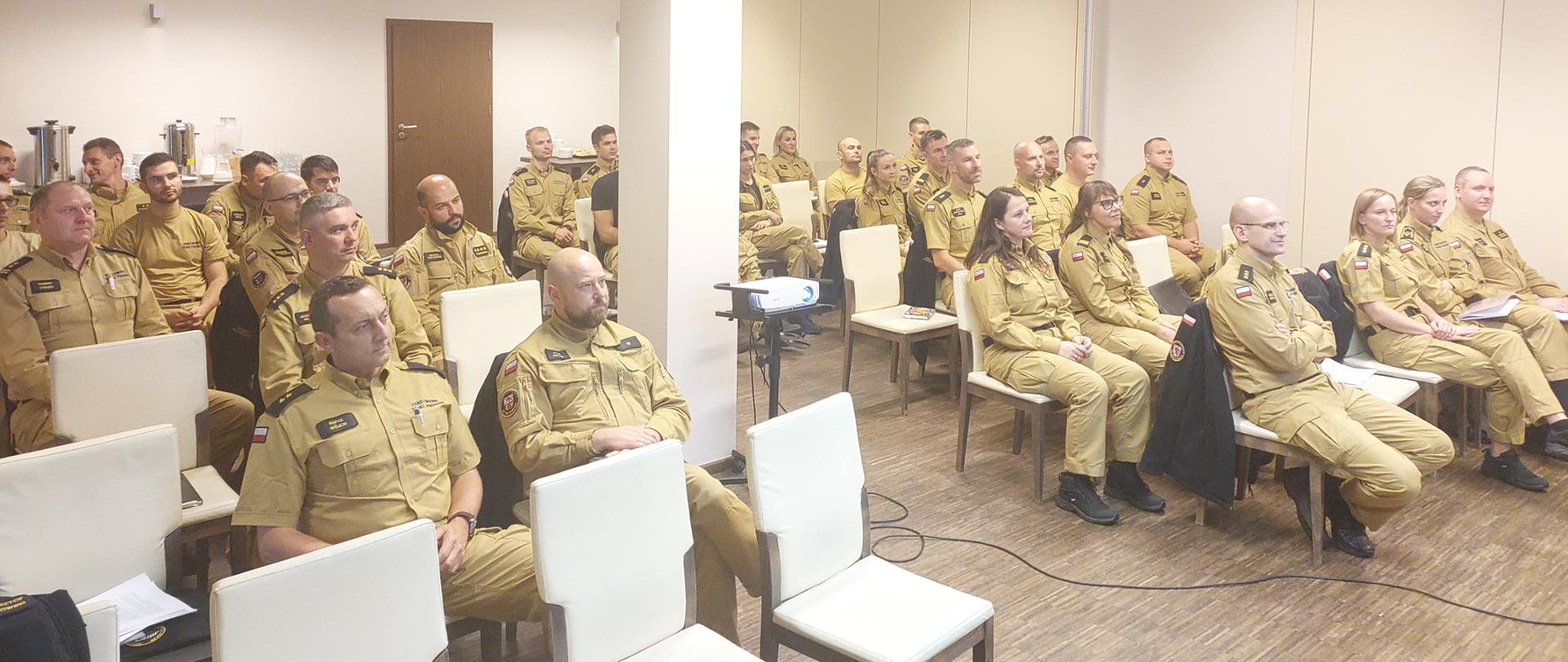 Uczestnicy narady kontrolno-rozpoznawczej