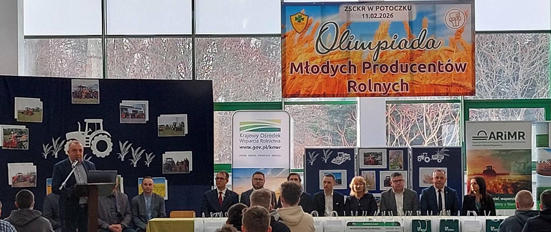 Finał wojewódzki Olimpiady Młodych Producentów Rolnych w ZSCKR Potoczek