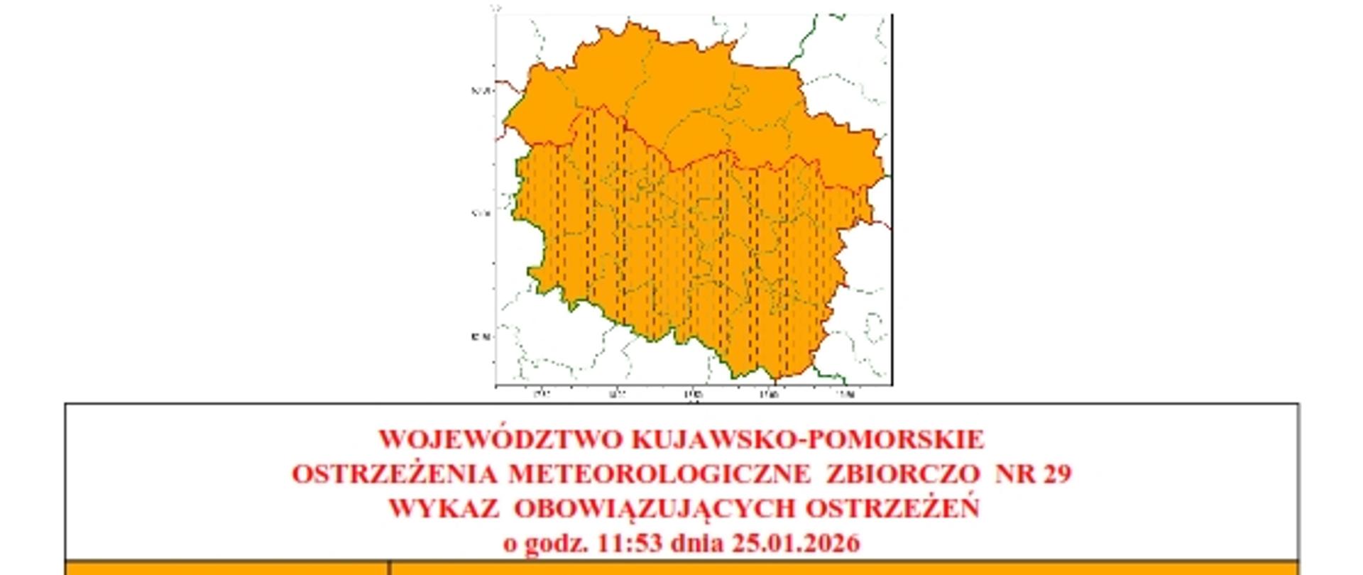 Pogoda na 25.01.2026