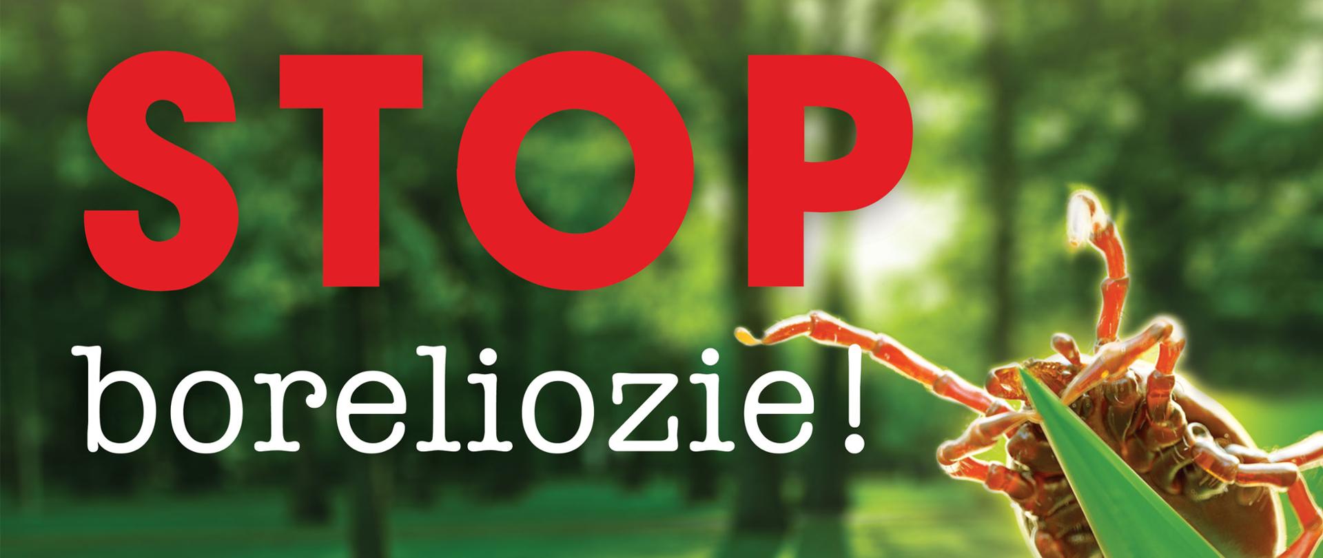 Stop boreliozie - plakat