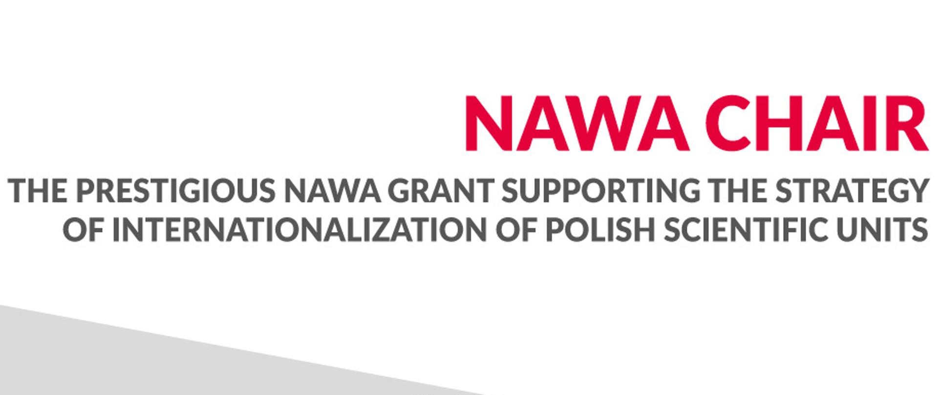 NAWA Chair programme