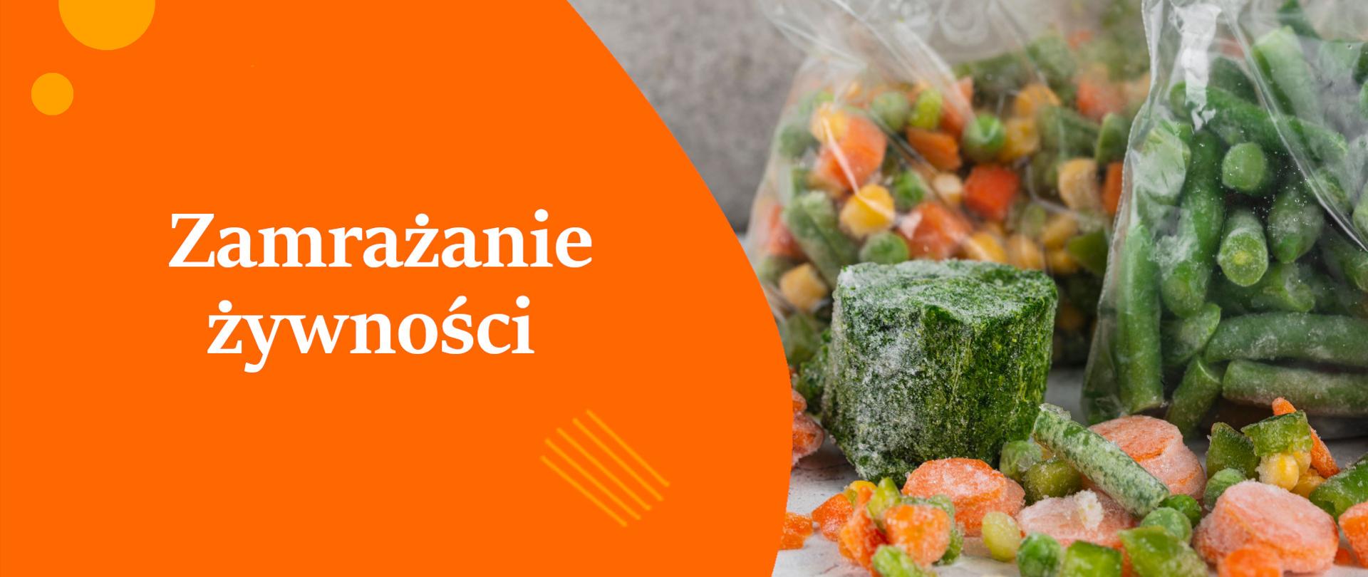 Baner zamrażanie żywności