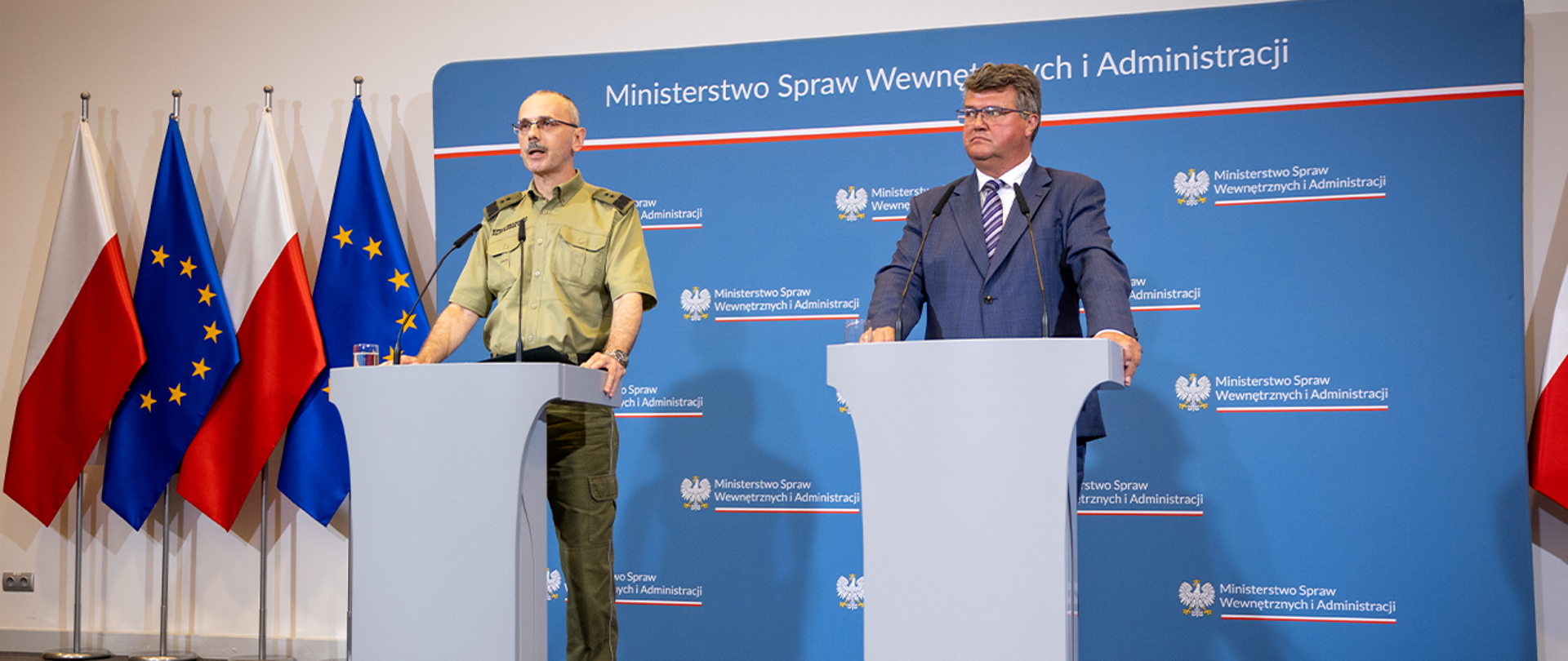 Security of the Polish border – briefing by Deputy Minister Maciej Wąsik