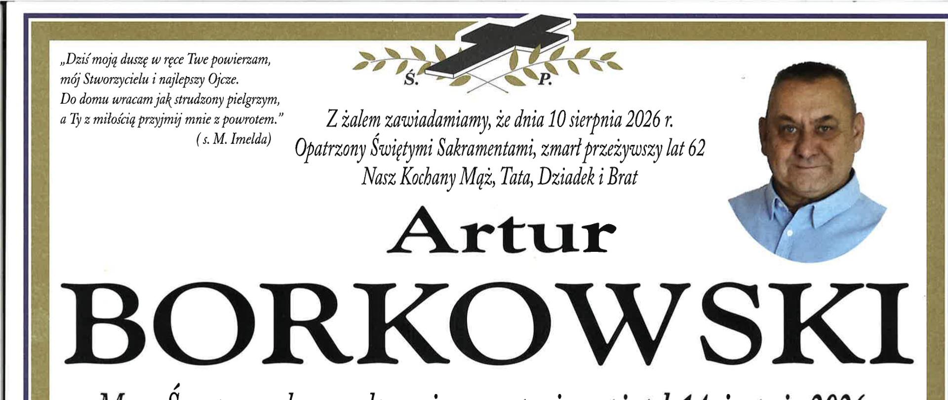 Śp. Artur Borkowski