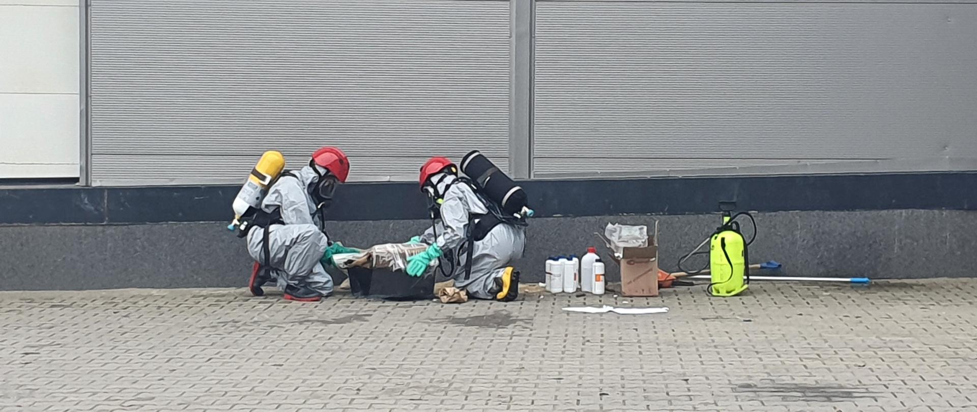 Wyciek amoniaku w firmie kurierskiej DHL w Łyskach
