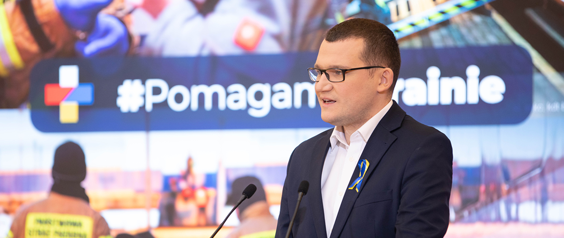 Konferencja prasowa w KPRM z udziałem wiceministra Pawła Szefernakera. 