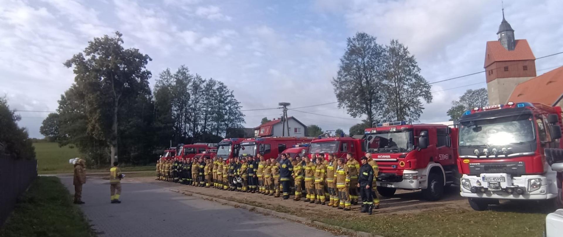 Koncentracja gminna jednostek OSP gminy Dąbrówno i Grunwald