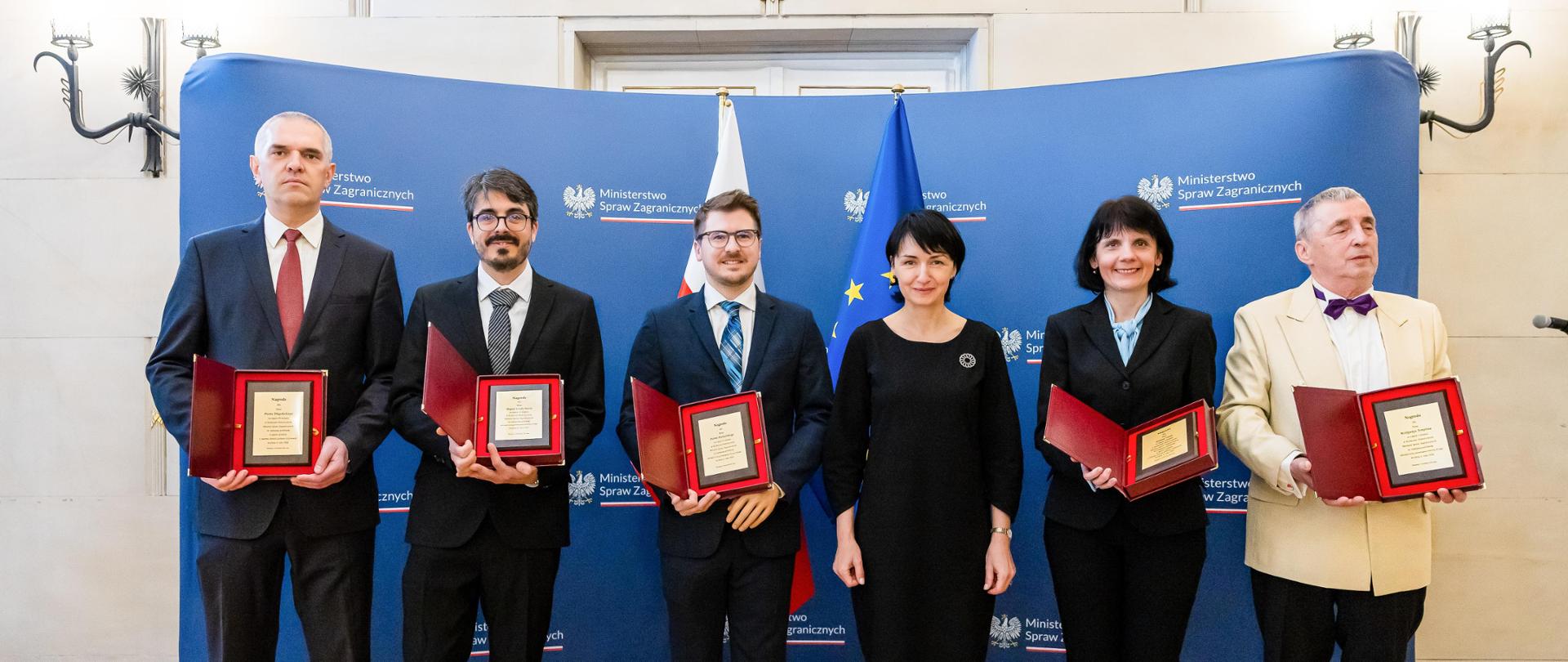 Uroczystość wręczenia nagród i wyróżnień w 7 edycji Konkursu Historycznego Ministra Spraw Zagranicznych za rok 2023.