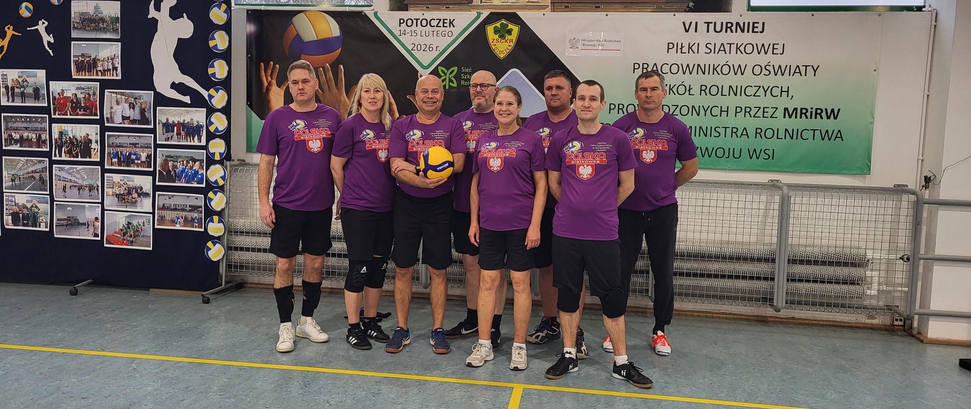 Reprezentacja naszej szkoły na VI Turnieju Piłki Siatkowej Pracowników Oświaty Szkół Rolniczych