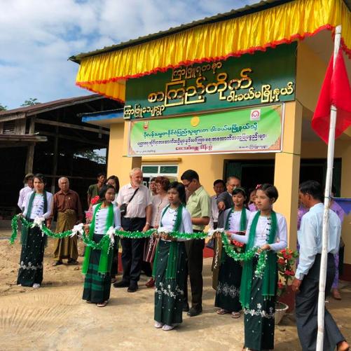 Rozbudowa i wyposażenie budynku szkoły podstawowej w powiecie Wakema Fot. Ambasada RP w Bangkoku
