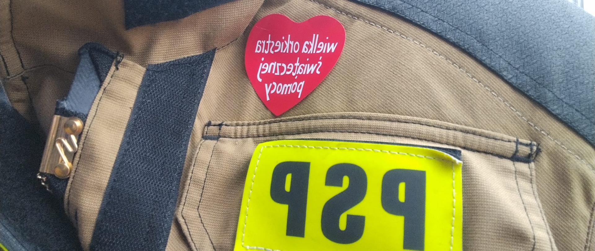 Nomex z serduszkiem WOŚP