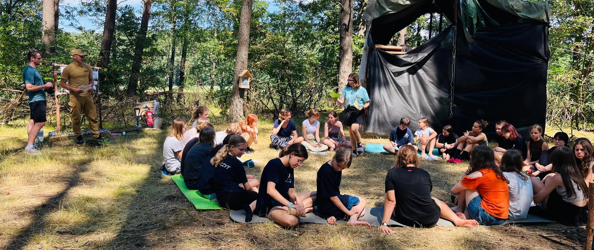 Kontrola obozów harcerskich na terenie powiatu lipnowskiego