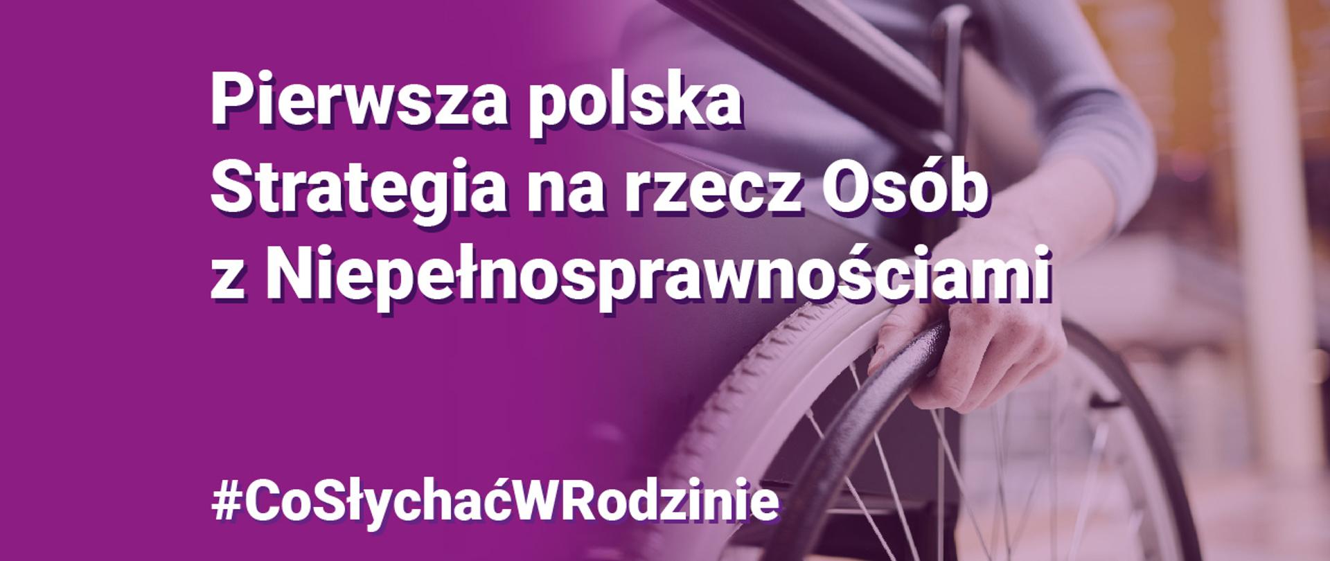 Co słychać w rodzinie - strategia na rzecz Osob z Niepełnosprawnościami